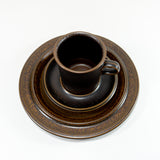 12 x TRIO of 1960s ARABIA RUSKA Finland coffee set cup + saucer + plate, Design Ulla Procope