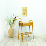 Exceptional 1960s SEWING or BEDSIDE TABLE midcentury end table