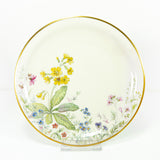 Round Cake Plate of Westgerman Krautheim Berolina "Wiesengrund und Bergeshöh'n"