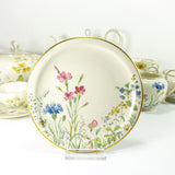 Dessert Plates of Westgerman Krautheim Berolina "Wiesengrund und Bergeshöh'n"