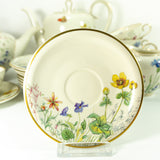 1950s Krautheim Berolina "Wiesengrund und Bergeshöh'n" Tableware, Saucer