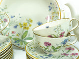 1950s Krautheim Berolina "Wiesengrund und Bergeshöh'n" Tableware, Saucer