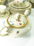 Westgerman Krautheim Tableware "Wiesengrund und Bergeshöh'n", sugar bowl