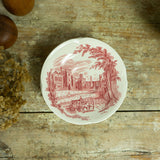 Rare 1930s vintage ENGLISH "HADDON HALL" rose pink Tableware by Johnson Brothers