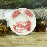 Rare 1930s vintage ENGLISH "HADDON HALL" rose pink Tableware by Johnson Brothers