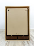 1970s Midcentury Caramel Brown BATHROOM MEDICINE CABINET 'Gerda', Westgermany