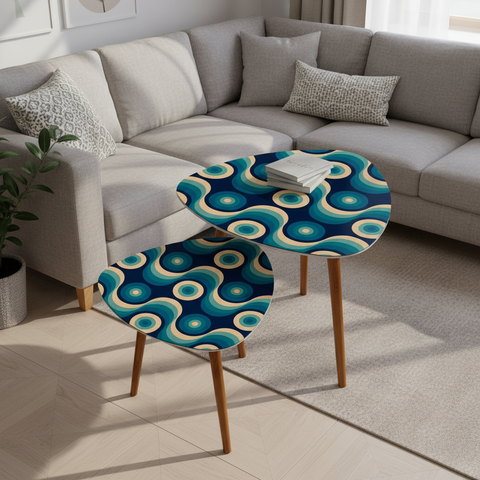 RETRO NESTING TABLE SETS