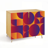 Retro 70s Wooden Storage Cabinet – Midcentury Modern Hairpin Legs