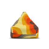 Atomic Era Bean Bag Chair Cover – 70s Midcentury Modern Accent