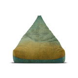 OMBRÉ Bean Bag Chair Cover | Cozy Floor Seating in 2 Sizes | Nature Calming Wabisabi Japandi Decor Gift | Blue Green Brown Gradient Style