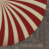 70s Sunburst Style Round Area Rug, Retro Boho Midcentury Floor Carpet