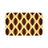 60s Honeycomb Pattern Bathroom Mat | Mid Century Retro Decor