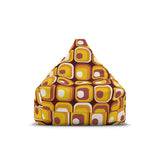 Mid Century Modern Bean Bag Chair Cover – Retro 70s Vintage Lounge Seat