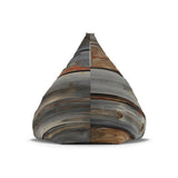 WEATHERED WOOD Planks Bean Bag Chair Cover, Rustic Fun Decor for Kids' Rooms, Game Rooms, Living Room, Lounge - Gray Beige Brown Home Style