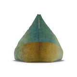 OMBRÉ Bean Bag Chair Cover | Cozy Floor Seating in 2 Sizes | Nature Calming Wabisabi Japandi Decor Gift | Blue Green Brown Gradient Style