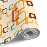 60s Retro Removable Wallpaper – Mid Century Modern Peel & Stick