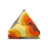 Atomic Era Bean Bag Chair Cover – 70s Midcentury Modern Accent