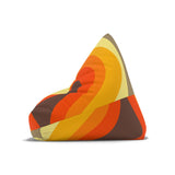 Atomic Era Bean Bag Chair Cover – 70s Midcentury Modern Accent