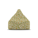 Bold 70s RETRO DAISIES Canvas Bean Bag Chair Cover Midcentury in 2 Sizes