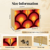 Retro 70s Wooden Storage Cabinet – Midcentury Hairpin Legs Home Decor