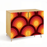 Retro 70s Wooden Storage Cabinet – Midcentury Hairpin Legs Home Decor