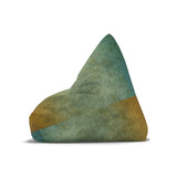 OMBRÉ Bean Bag Chair Cover | Cozy Floor Seating in 2 Sizes | Nature Calming Wabisabi Japandi Decor Gift | Blue Green Brown Gradient Style