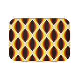 60s Honeycomb Pattern Bathroom Mat | Mid Century Retro Decor