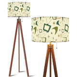 Atomic Retro Tripod Floor Lamp – 60s Design with Smart LED Remote
