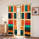 Retro 60s Blackout Curtains: Mid-Century Modern Thermal Panels