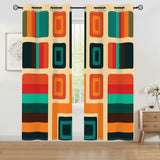Retro 60s Blackout Curtains: Mid-Century Modern Thermal Panels