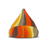 Atomic Era Bean Bag Chair Cover – 70s Midcentury Modern Accent