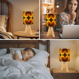 Scandi Tripod Table Lamp – Retro Midcentury LED Wooden Base Light