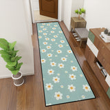 Retro 70s Floral Multi Sizes Non-Slip Runner Rug – Midcentury Home Decor