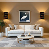 Pair of Retro Linen Shade Wall Sconces - Midcentury Modern Plug-in Lamps