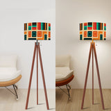 60s Retro Wooden Tripod Floor Lamp: Mid-Century Modern, Smart LED & Linen Shade