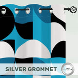 Vintage Retro Bauhaus Curtains: Mid Century Modern Blackout Panels