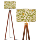 Retro 70s Daisy Nesting Coffee Table Set: Mid-Century Modern Side Tables