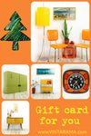 VINTARAMA GIFT CARD - Holiday greeting, Xmas gift