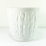 Large 1960s white CERAMIC PLANTER 226-16 by Carstens Westgermany