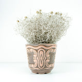 1960s WGP CERAMIC PLANTER by Bay Keramik 632-14, apricot rose gray