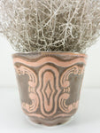 1960s WGP CERAMIC PLANTER by Bay Keramik 632-14, apricot rose gray