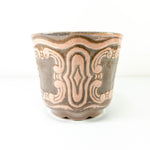 1960s WGP CERAMIC PLANTER by Bay Keramik 632-14, apricot rose gray