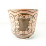 1960s WGP CERAMIC PLANTER by Bay Keramik 632-14, apricot rose gray