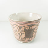 1960s WGP CERAMIC PLANTER by Bay Keramik 632-14, apricot rose gray