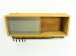 1950s KITCHEN WALL CABINET, frosted glass sliding doors