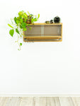 1950s KITCHEN WALL CABINET, frosted glass sliding doors