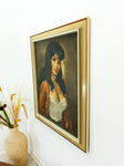 1960s ART PRINT of a young gypsy woman by Torino