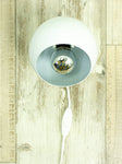 Lampadari Reggiani rotatable magnetic WHITE EYEBALL table or wall LAMP