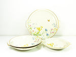 1950s Krautheim "Wiesengrund und Bergeshöh'n" Tableware, round cake plates