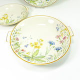 1950s Krautheim "Wiesengrund und Bergeshöh'n" Tableware, round cake plates